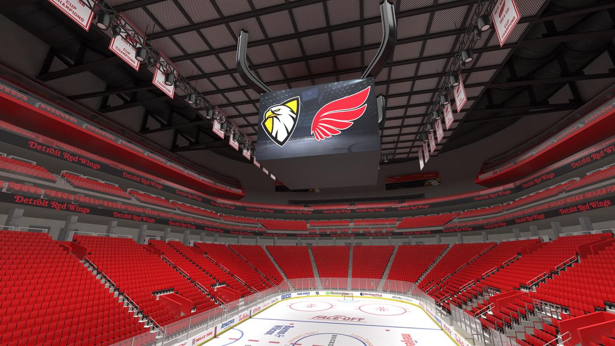 NHL Arena 3D model