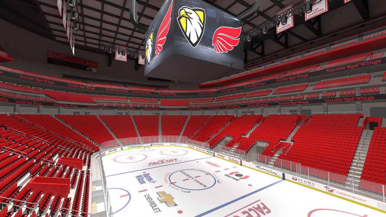 NHL Arena 3D model