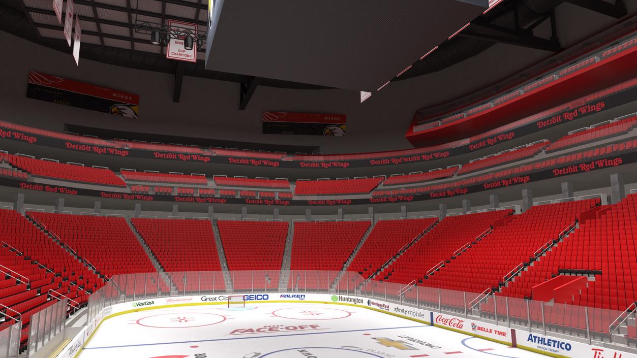 NHL Arena 3D model