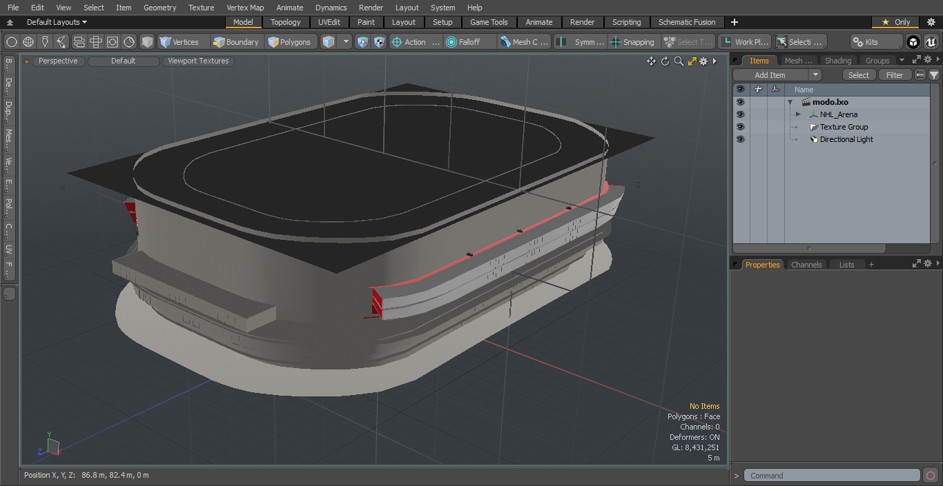 NHL Arena 3D model