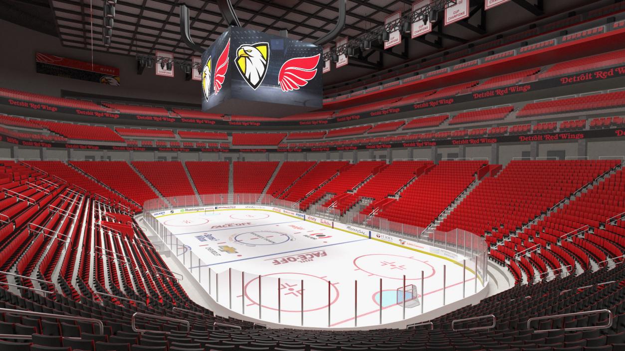 NHL Arena 3D model