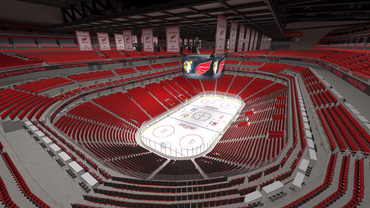 NHL Arena 3D model