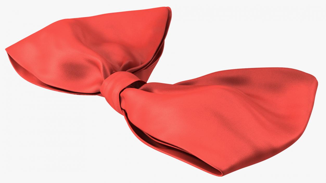 3D Bow Tie Red