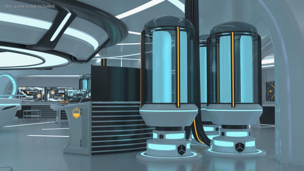 Futuristic Medical Lab 3D