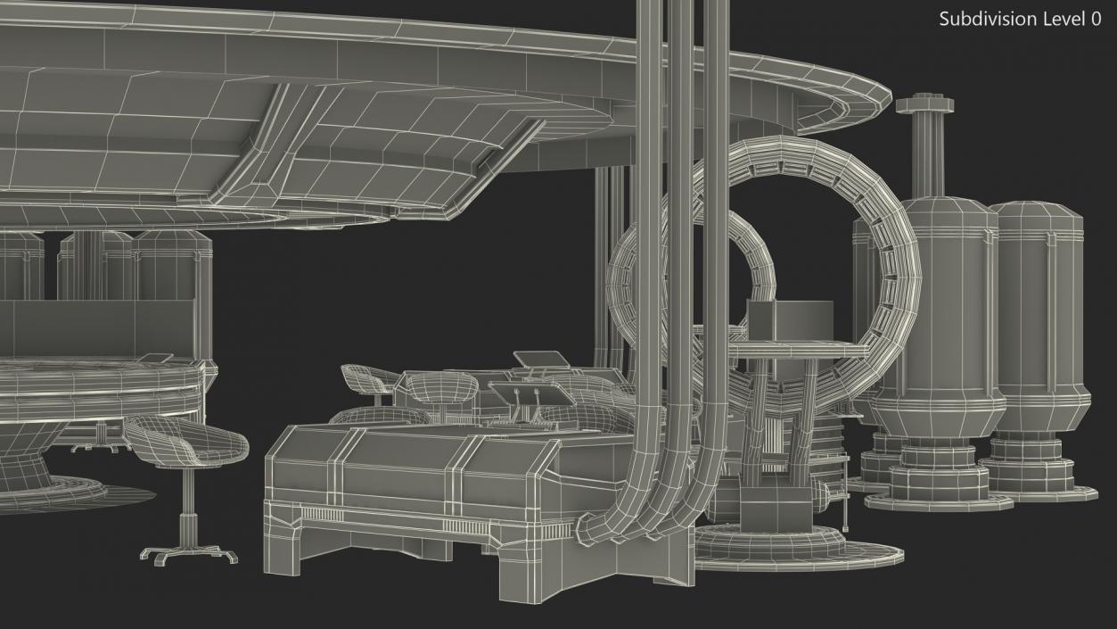 Futuristic Medical Lab 3D