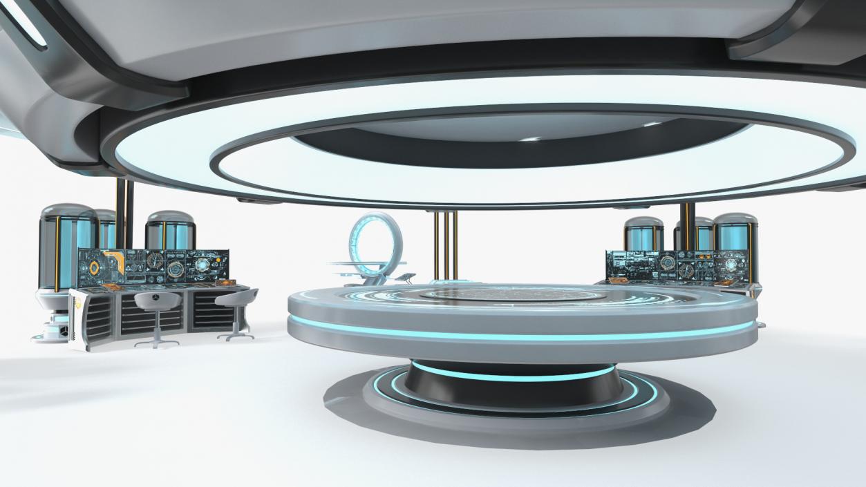 Futuristic Medical Lab 3D