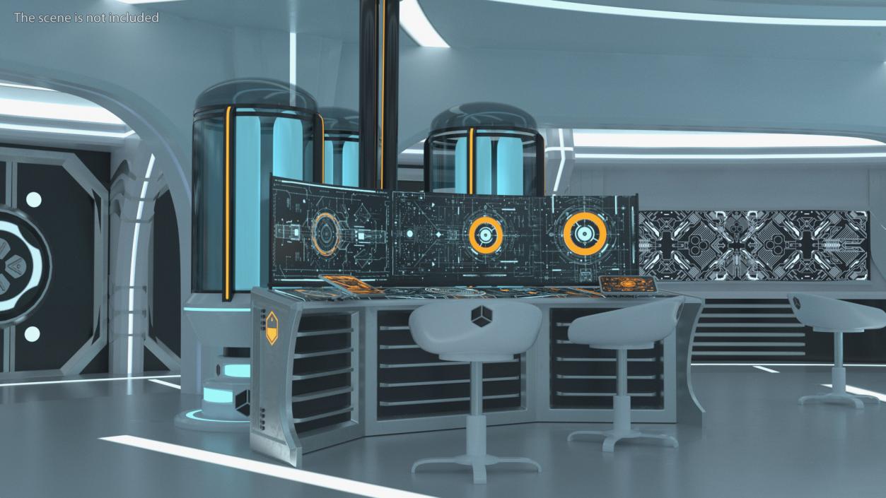 Futuristic Medical Lab 3D