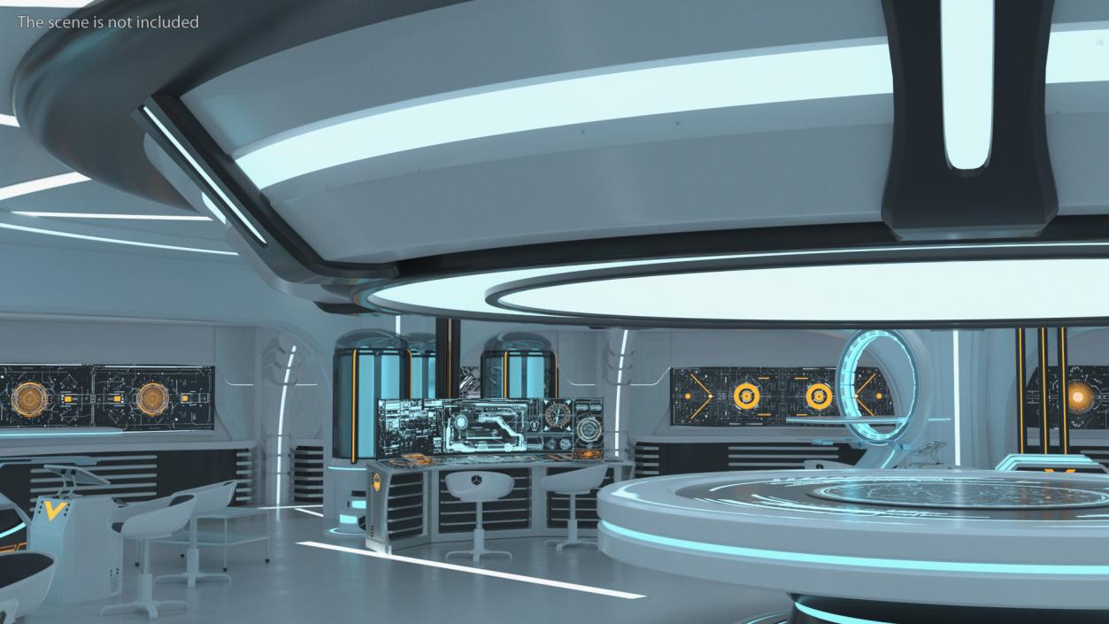 Futuristic Medical Lab 3D