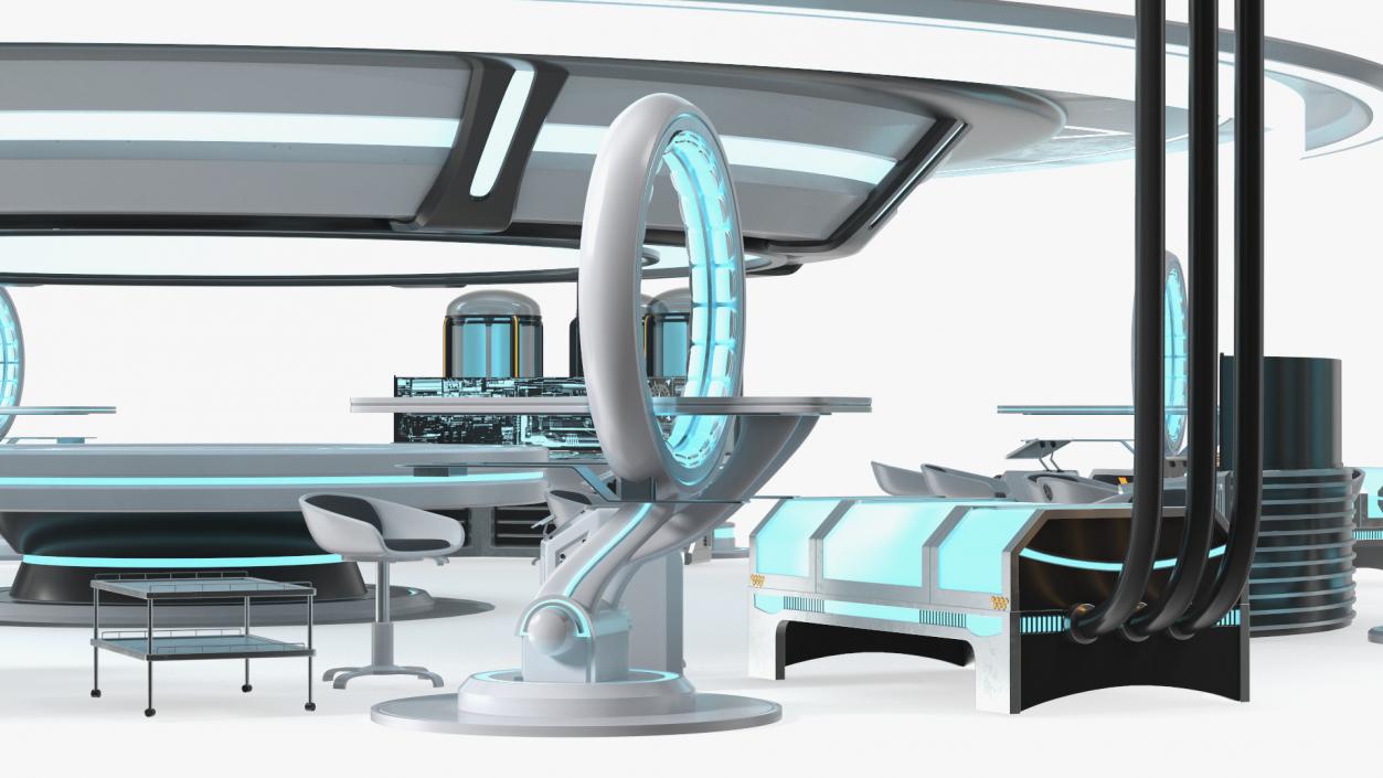 Futuristic Medical Lab 3D