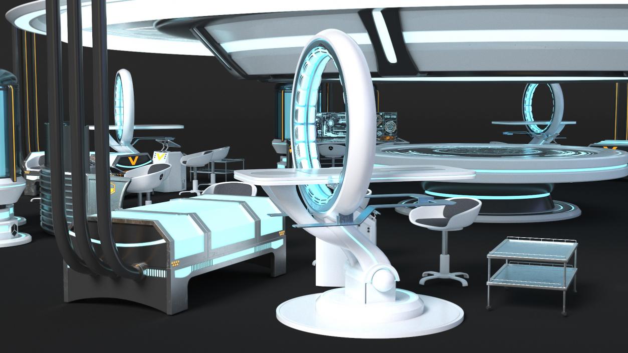 Futuristic Medical Lab 3D