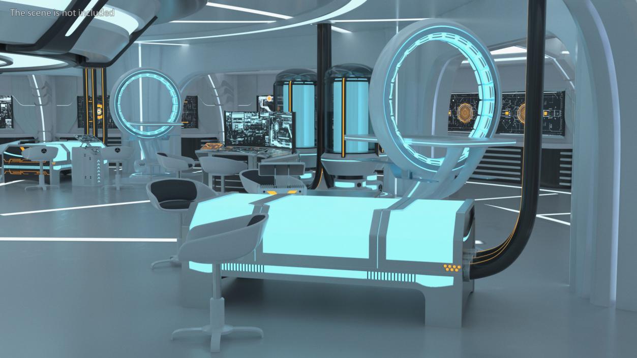 Futuristic Medical Lab 3D