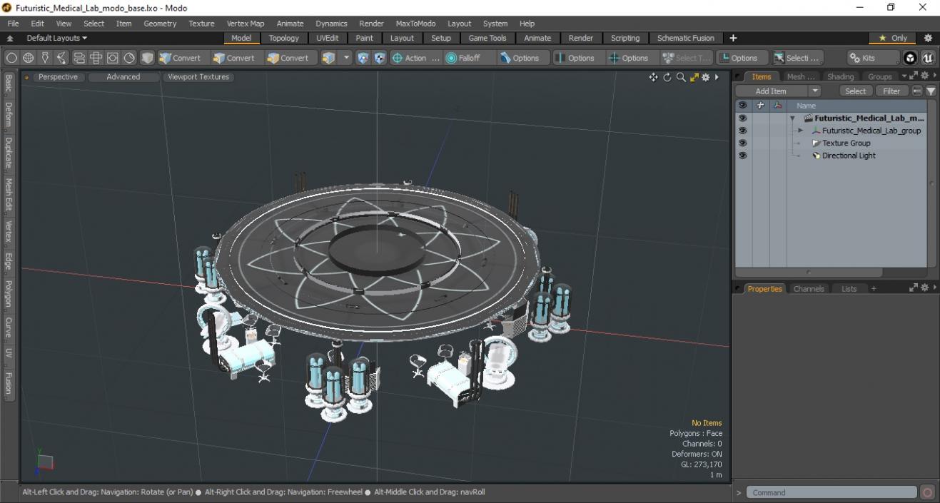 Futuristic Medical Lab 3D