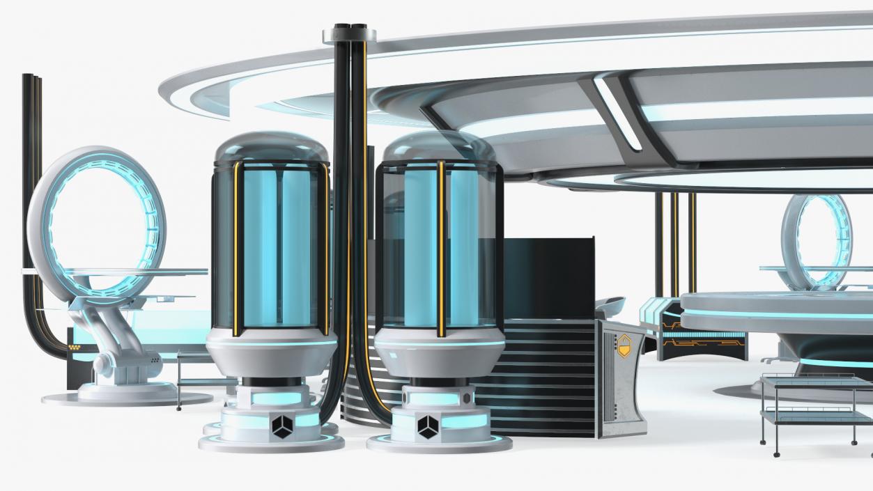 Futuristic Medical Lab 3D