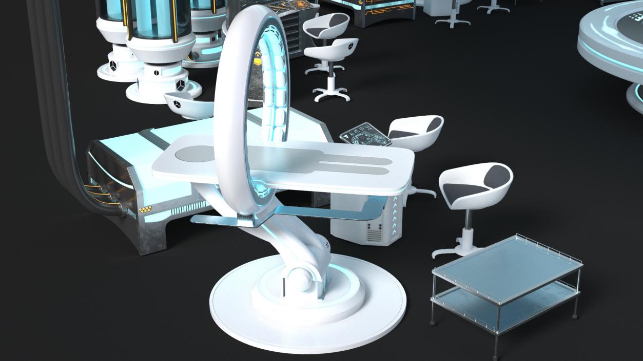 Futuristic Medical Lab 3D