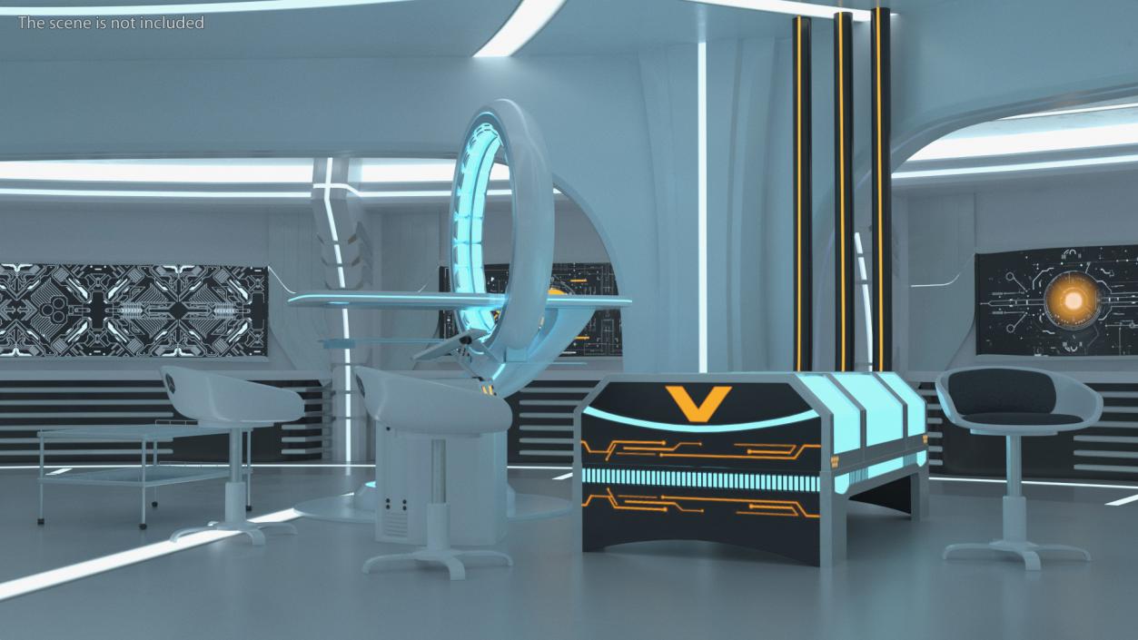 Futuristic Medical Lab 3D