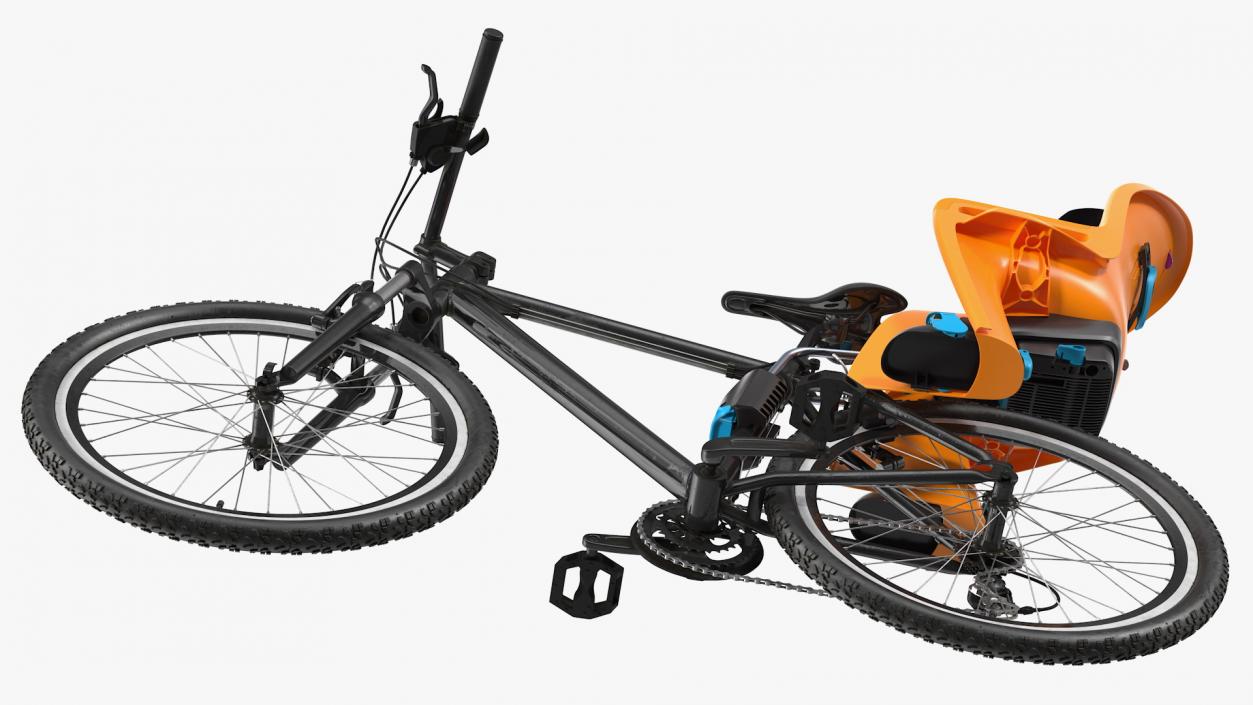 3D Mountain Bike with Thule Safety Seat