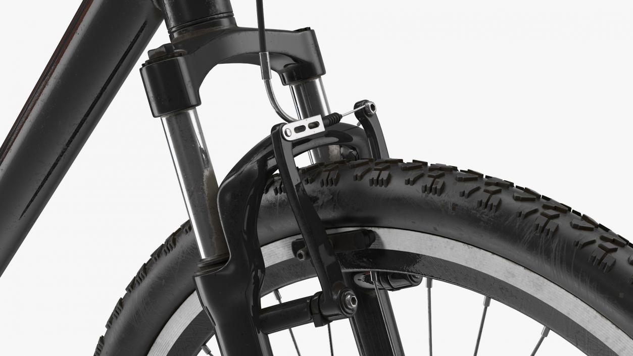 3D Mountain Bike with Thule Safety Seat