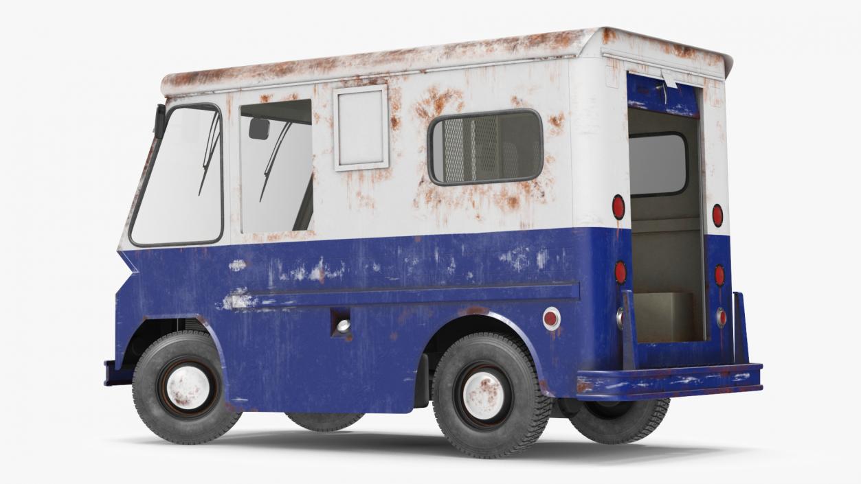 1963 Studebaker ZIP Van Old Rigged 3D model