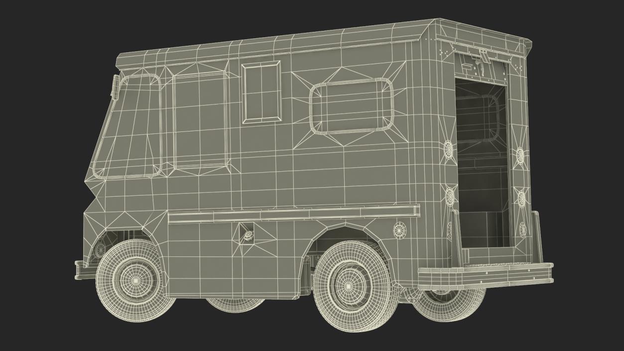 1963 Studebaker ZIP Van Old Rigged 3D model