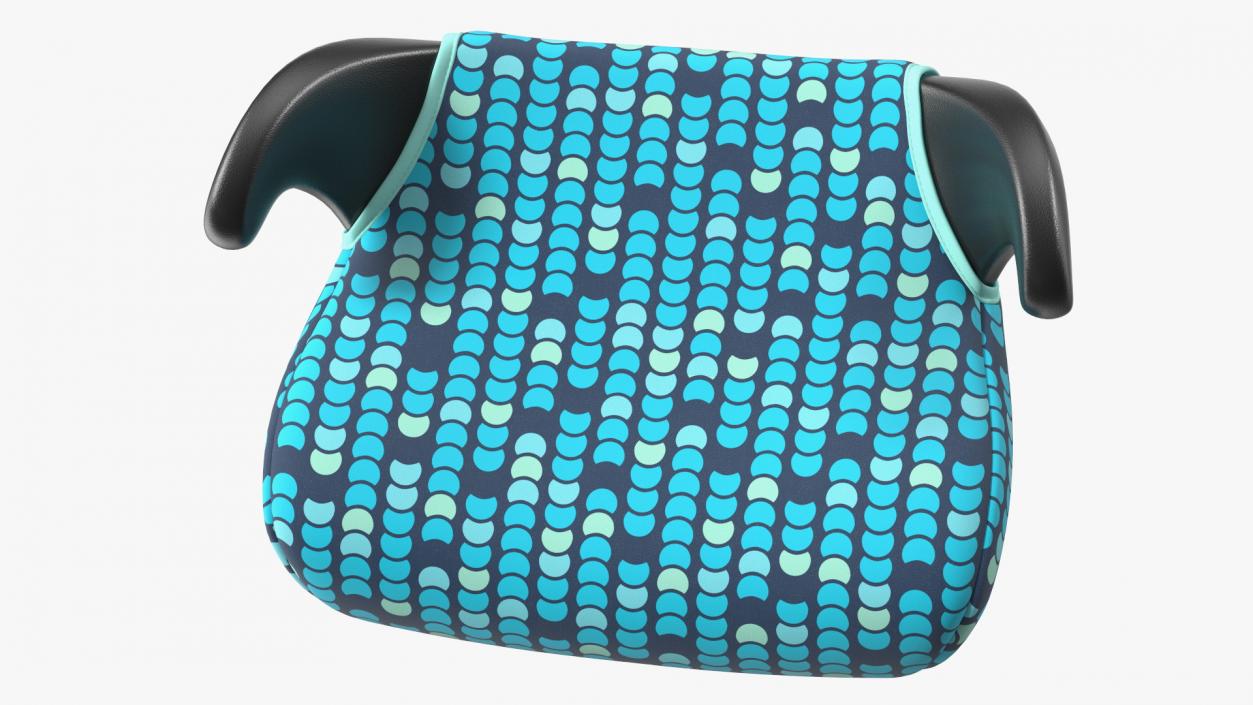 3D model Portable Car Booster Seat Blue