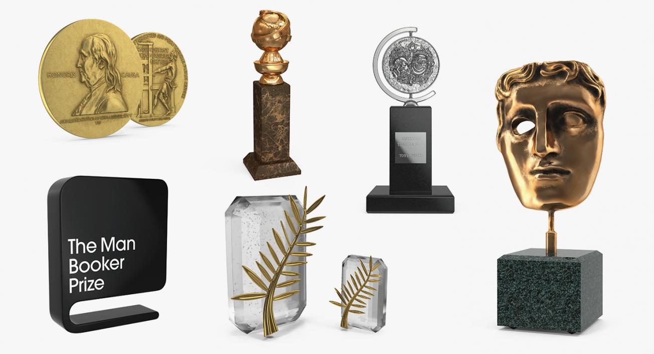 3D Awards and Prizes Collection model