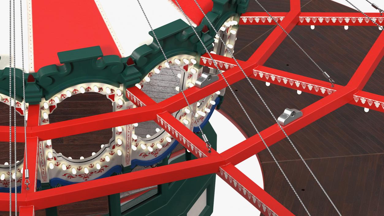 Empty Carousel 3D model