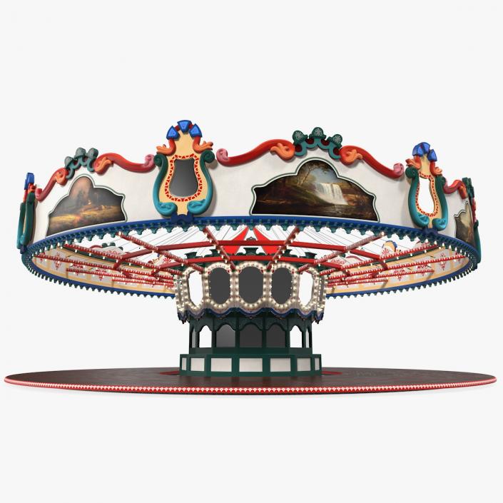 Empty Carousel 3D model