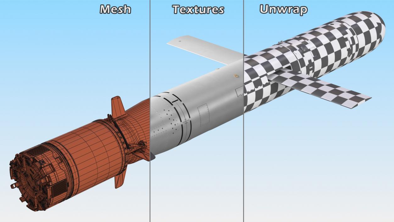 Cruise Missile 3M-14 Kalibr 3D