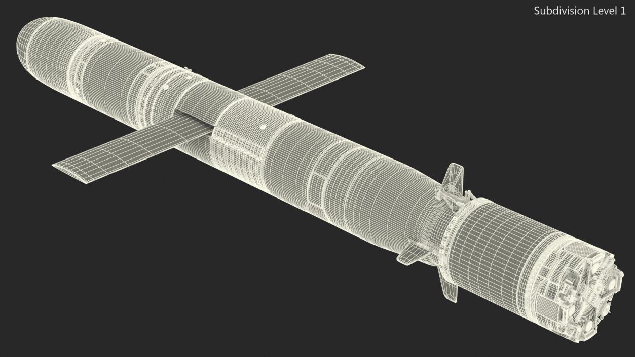 Cruise Missile 3M-14 Kalibr 3D