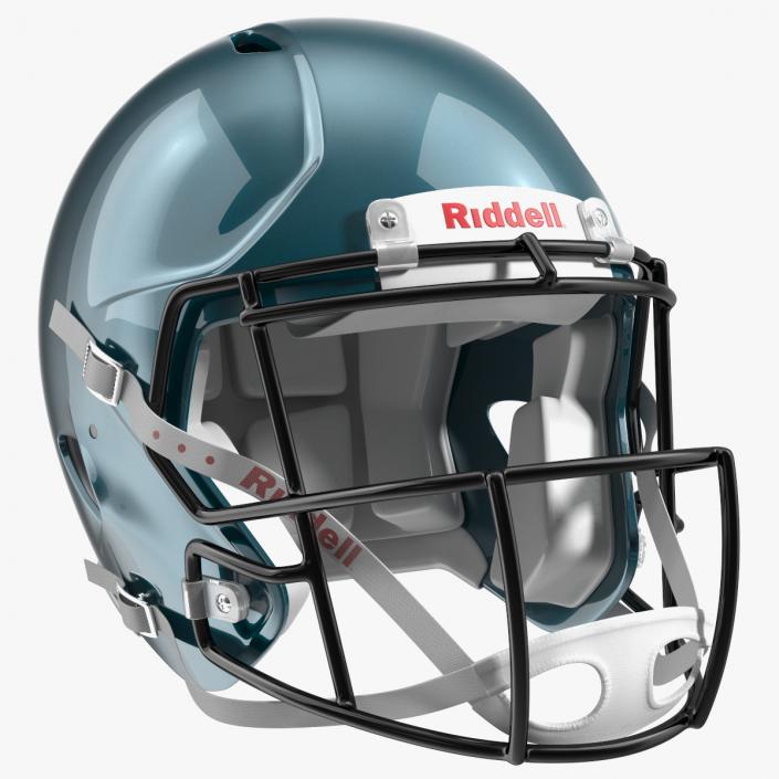 3D Riddell Football Helmet model