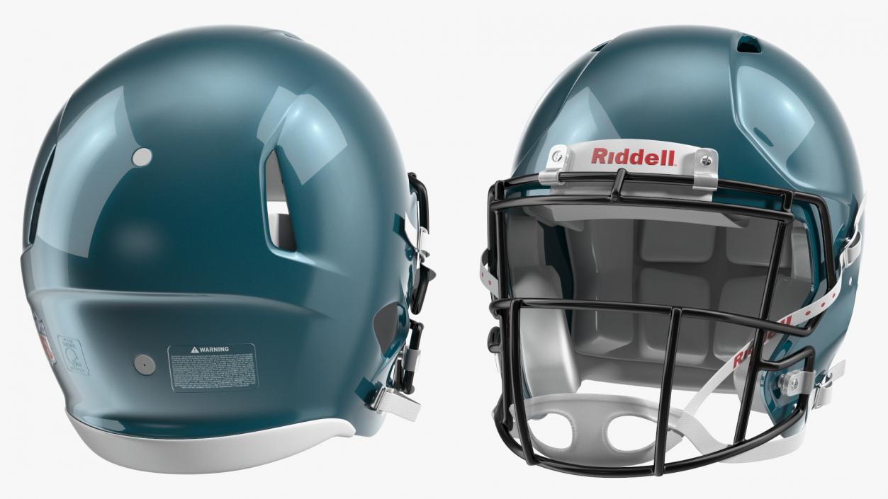 3D Riddell Football Helmet model