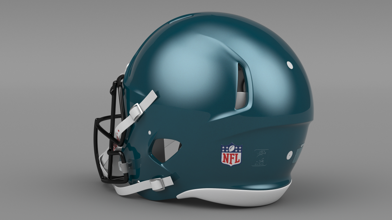 3D Riddell Football Helmet model