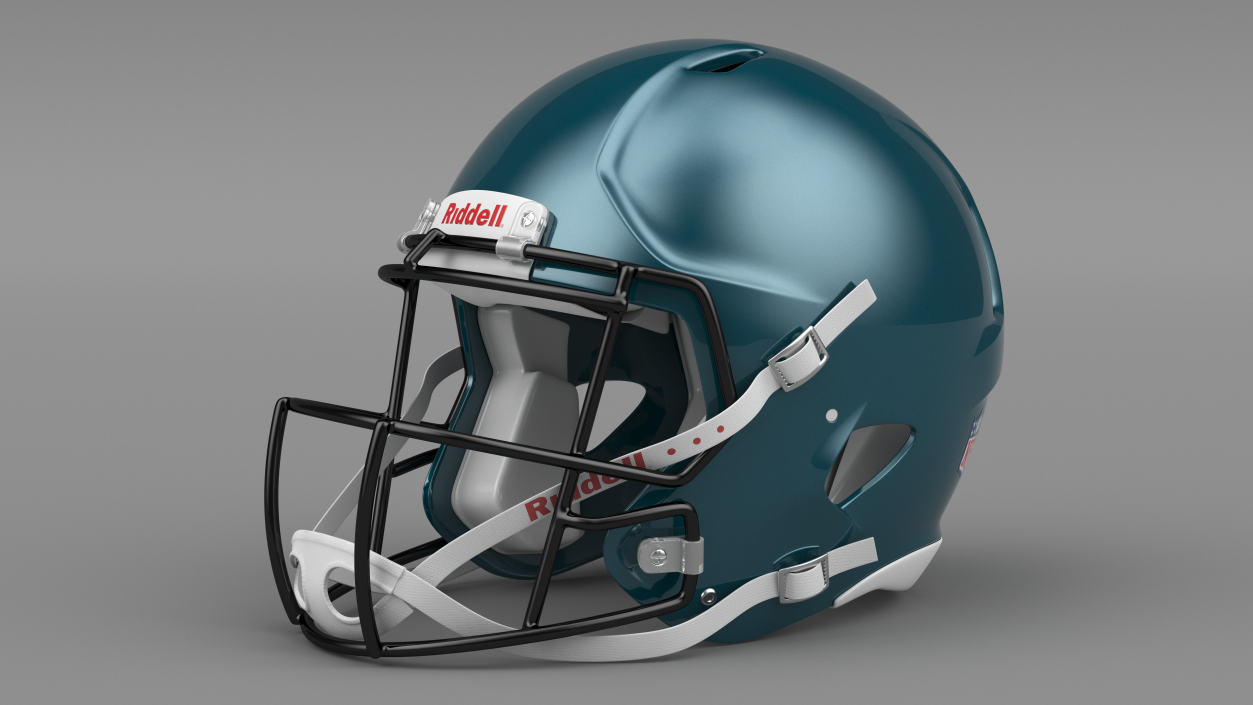 3D Riddell Football Helmet model