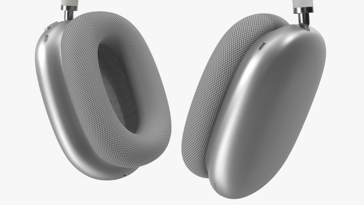 AirPods Max Headphones Silver 3D model