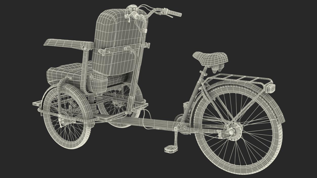 Cycle Rickshaw 3D model