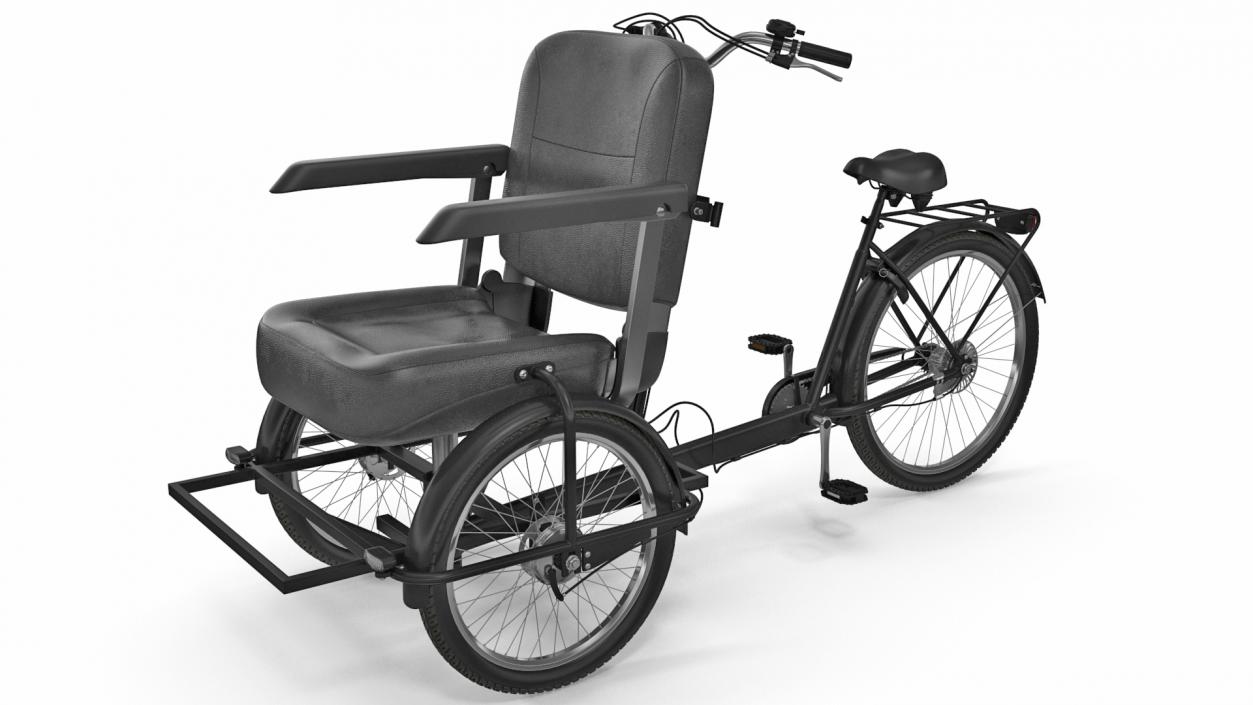 Cycle Rickshaw 3D model