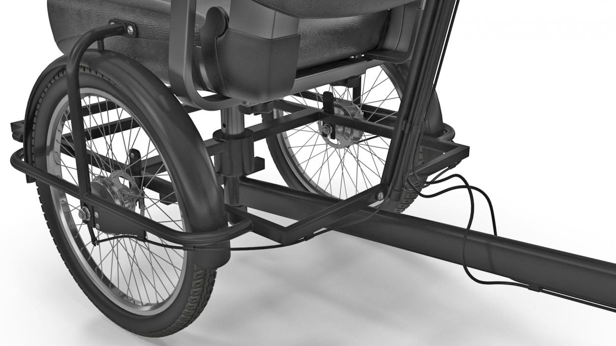 Cycle Rickshaw 3D model