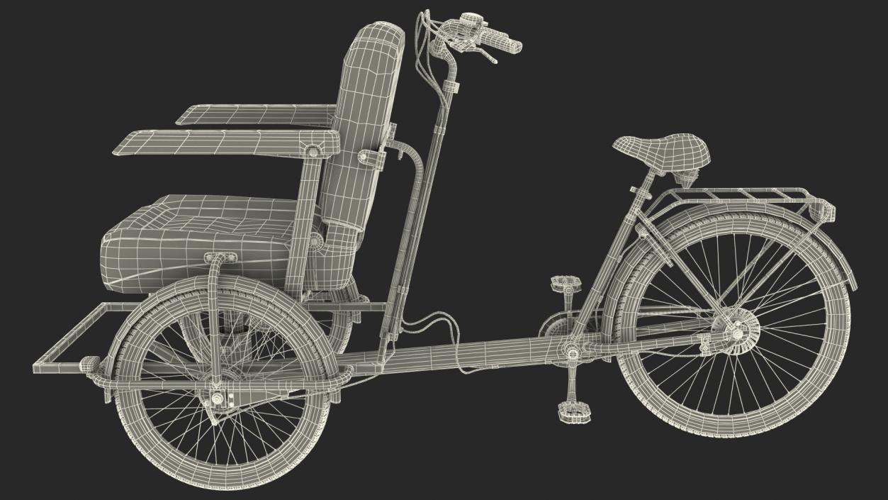 Cycle Rickshaw 3D model