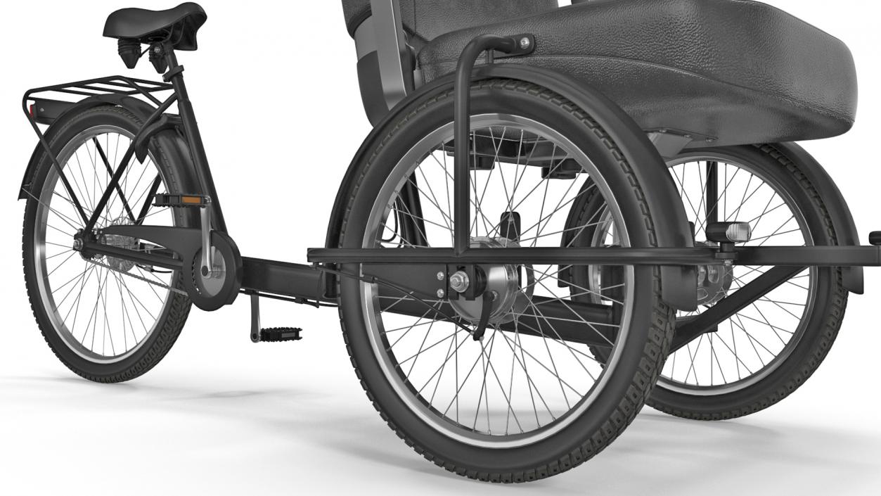 Cycle Rickshaw 3D model