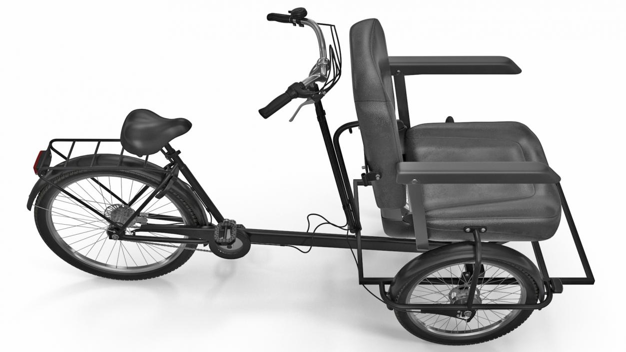 Cycle Rickshaw 3D model