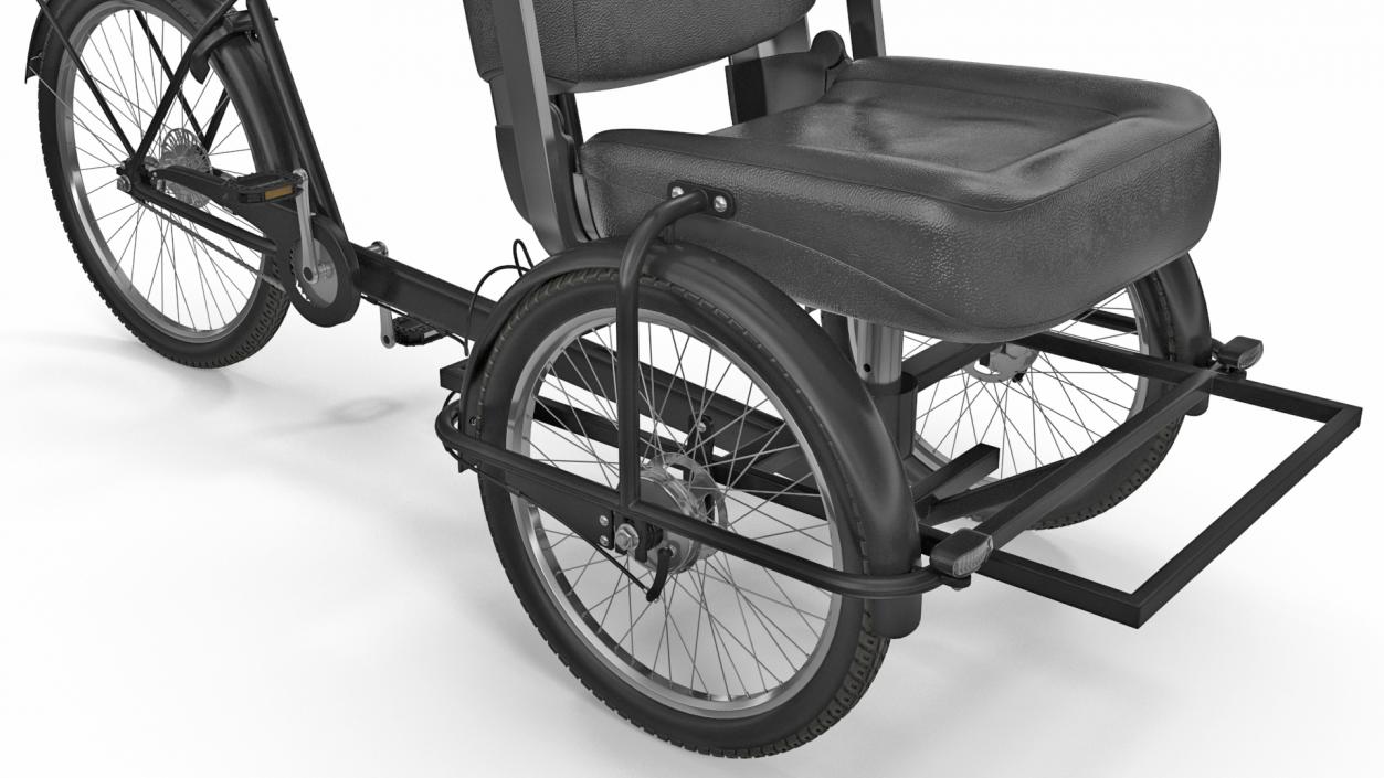 Cycle Rickshaw 3D model