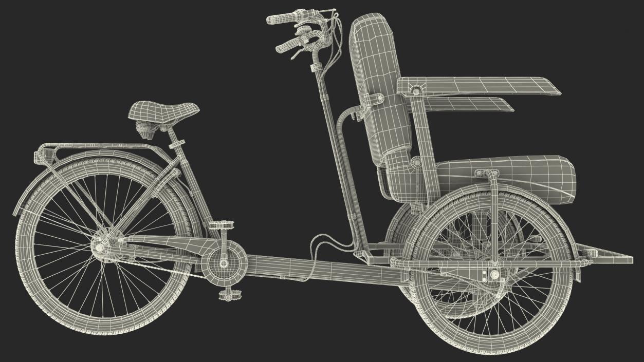 Cycle Rickshaw 3D model