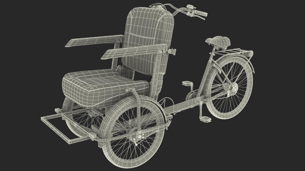 Cycle Rickshaw 3D model