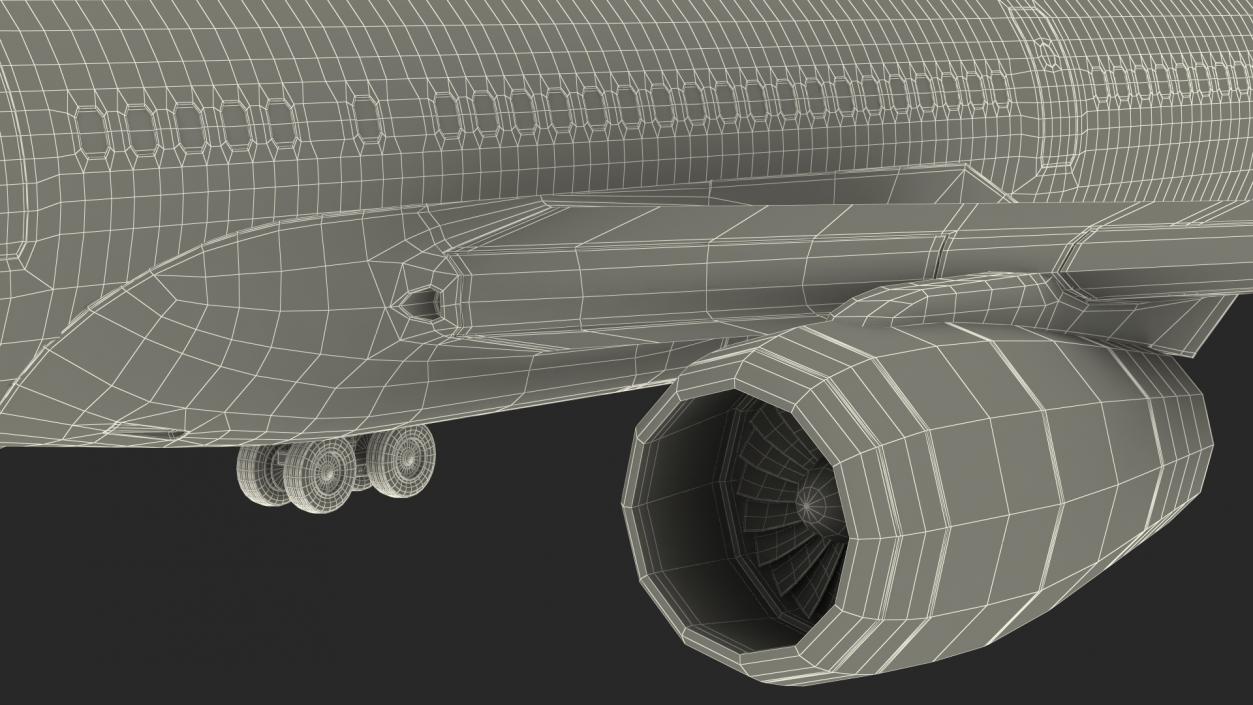 3D Boeing 757 200 Flight Deck Rigged model