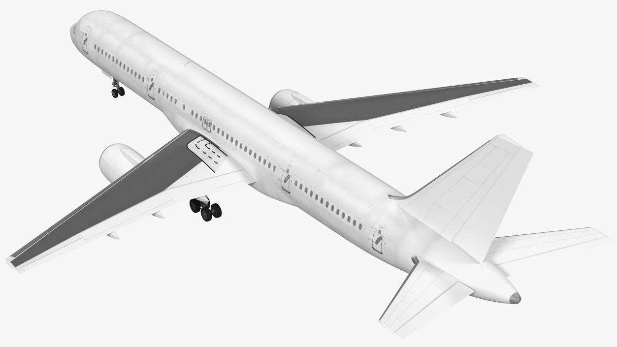 3D Boeing 757 200 Flight Deck Rigged model