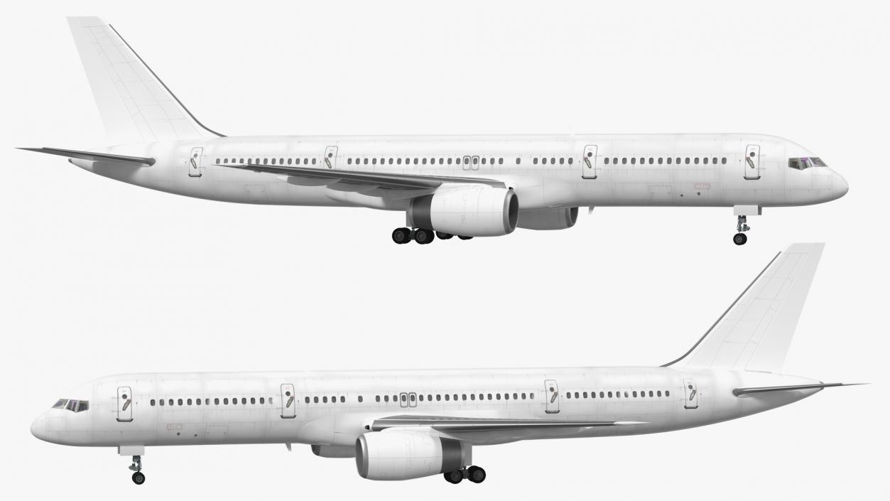 3D Boeing 757 200 Flight Deck Rigged model