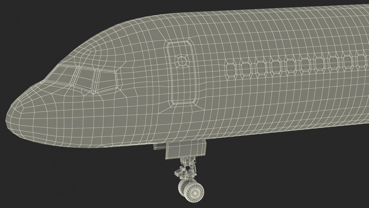 3D Boeing 757 200 Flight Deck Rigged model