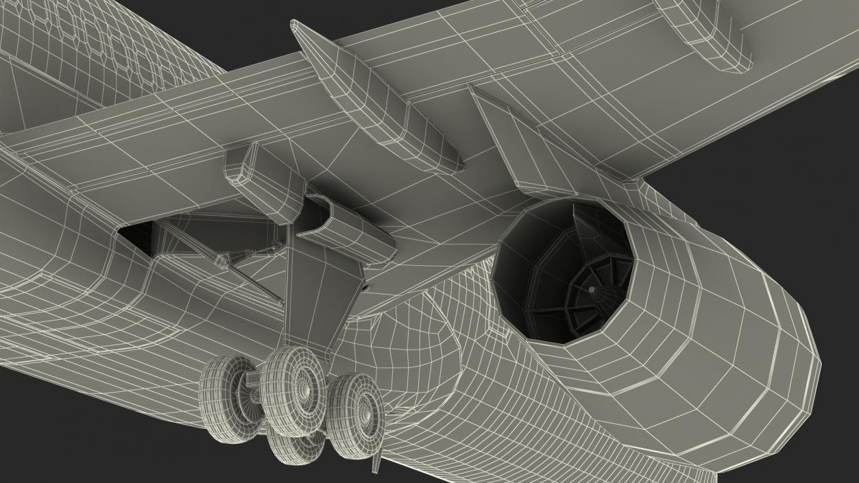 3D Boeing 757 200 Flight Deck Rigged model