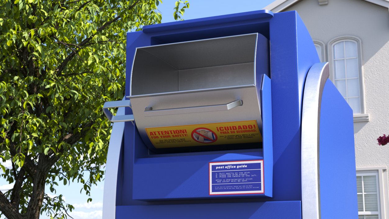 Parcel Drop Box Big 3D model