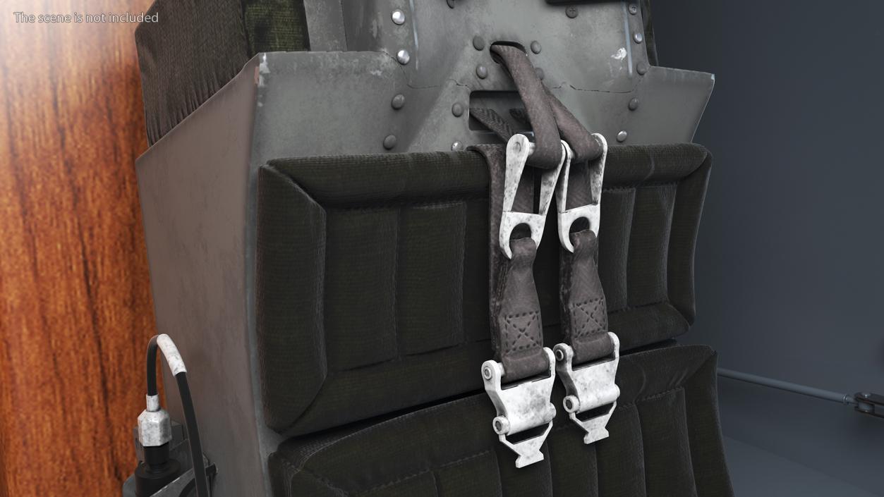 Military Ejection Seat 3D